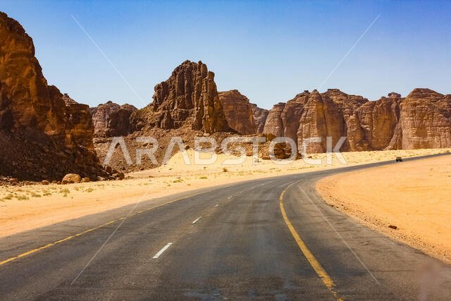 الطريق المؤدي إلى العلا، المملكة العربية السعودية