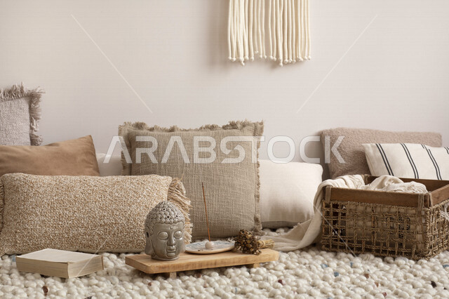 غرفة معيشة بتصاميم عصرية وجذابة، ديكورات رائعة، أثاث منزلي راقي، تصاميم رائعة وجميلة، اثاث خشبي حديث، شقق سكنية راقية