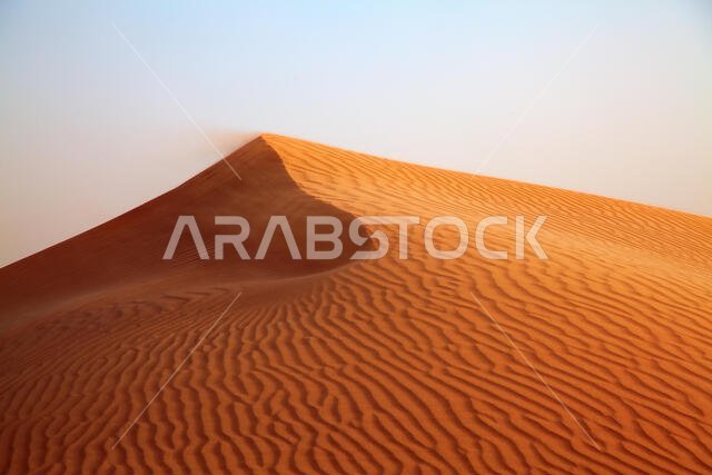 Red sand "Arabian desert" near Riyadh, Saudi Arabia