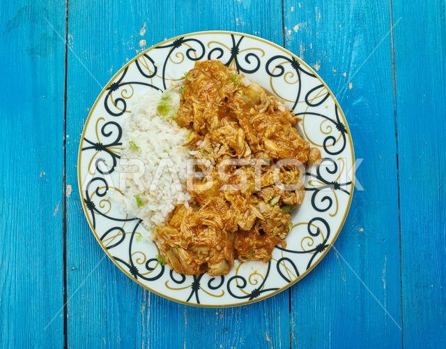 Quwarmah Al Dajaj - Kuwaiti Curried Chicken