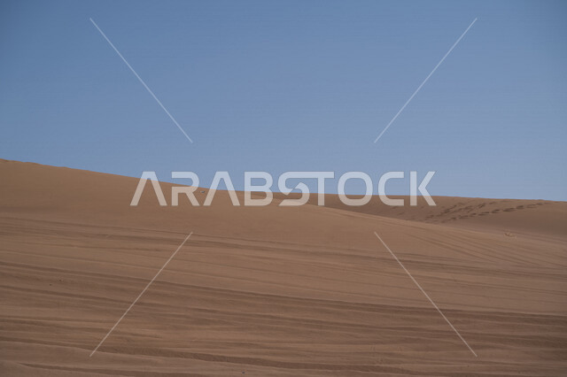 الكثبان الرملية الصحراوية، الرمال الذهبية، مناطق صحراوية، الطبيعة الصحراوية، التضاريس الصحراوية
