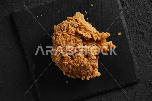 قطع الدجاج المقلي المقرمش، دجاج بروستد الشهي، وجبات سريعه, مأكولات ومطاعم عربية, وجبات غير صحيه