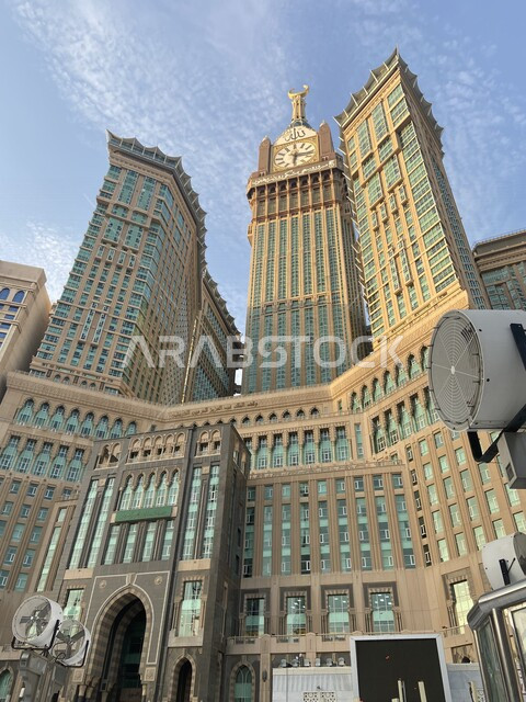برج الساعة في مكة المكرمة بالمملكة العربية السعودية، ابراج وناطحات سحاب، الفن الهندسي المعماري، معالم السعودية المشهورة، برج الساعة