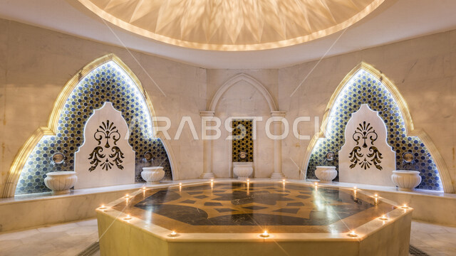 تصميم حمام مغربي ، تصاميم و ديكورات داخلية للحمامات ، تصميم حمامات مغربية حديثة ، فنادق فاخرة ، تصميم معماري هندسي حديث ، حمامات بخارية