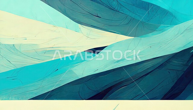 خلفية زخرفية مجردة ملونة ، رسومات و أشكال هندسية ، خطوط وأشكال هندسية ملونة ، فنون عربية جميلة ، رسومات إبداعية ، تصميمات زخرفية