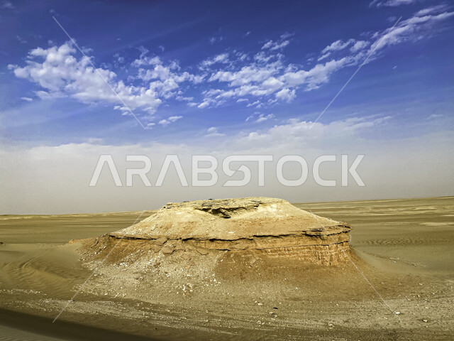 rock formations and formations in the desert, rocky mountain in the middle of the desert, landscapes, desert nature, desert terrain, nature background