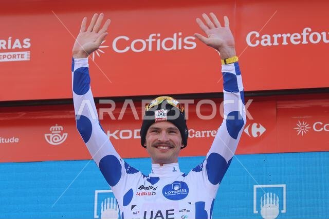 Jack Haig Australia and Andorra birthday boy on stage 19 - Photo