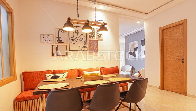 غرفة معيشة بتصاميم عصرية وجذابة، ديكورات رائعة، أثاث منزلي راقي، تصاميم رائعة وجميلة، اثاث خشبي حديث، شقق سكنية راقية