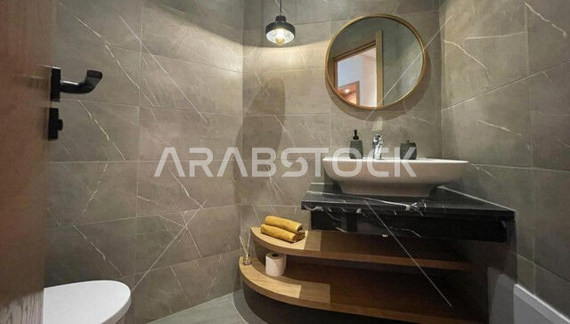 تصميم حمام في شقة سكنية، تصاميم وديكورات داخلية للحمامات، شقق سكنية سياحية، تصميم حمامات حديثة، فنادق فاخرة، تصميم معماري هندسي حديث