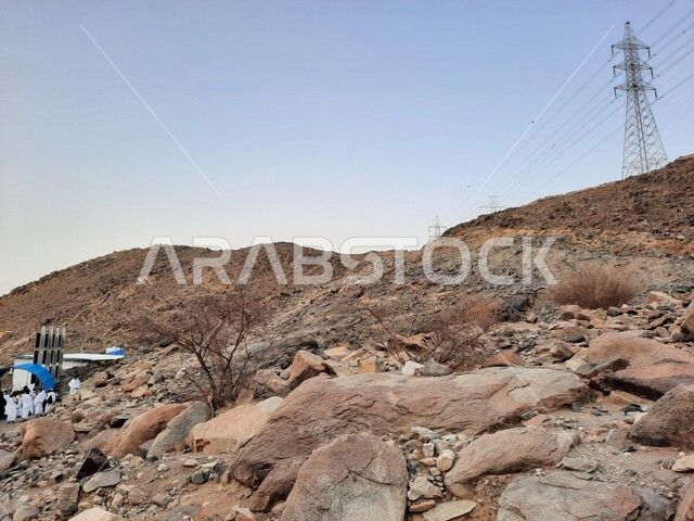 Mount Ghar Thawr south of Mecca, Saudi Arabia, Mecca mountains, Islamic holy places, Saudi mountains, Islamic historical landmarks