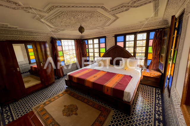 جولة لغرف نوم مغربية ، تصاميم وديكورات داخلية ، إستراحات ، فنادق شعبية ، تصميم معماري هندسي ، شقة داخلية مفروشة ، أثاث منزلي راقي