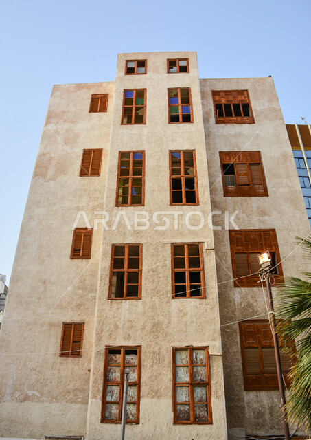 المباني الأثرية في البلد التاريخي بجدة في المملكة العربية السعودية، التصميم المعماري العربي القديم، حواري البلد التاريخي في جدة، المباني الأثرية، المعالم التاريخية في جدة، السياحة في السعودية