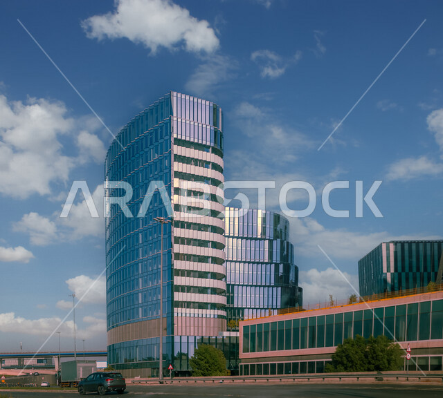 مركز الملك عبد الله المالي (كافد) في الرياض بالمملكة العربية السعودية، ابراج وناطحات سحاب، معالم الرياض المشهورة، الفن الهندسي المعماري