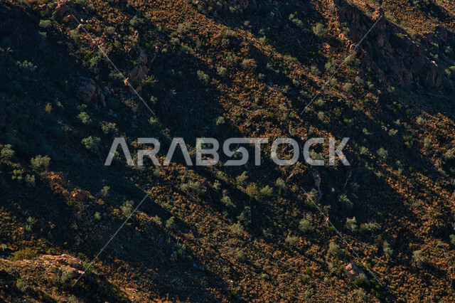 الجبال والمرتفعات الرملية في المملكة العربية السعودية، مناظر طبيعية، الطبيعة الجبلية في السعودية، خلفية الطبيعة