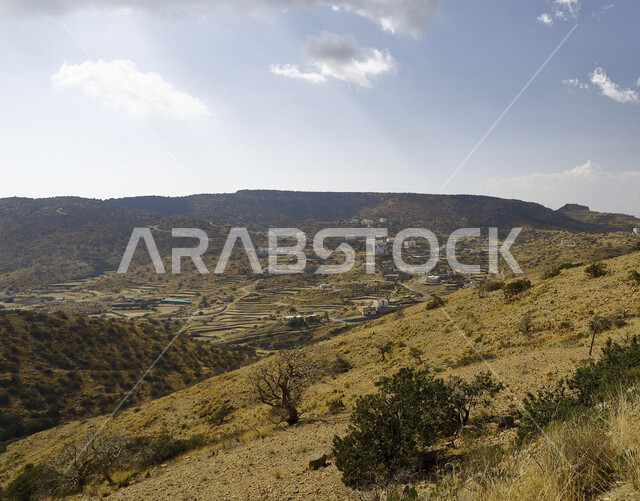 الجبال والمرتفعات الرملية في المملكة العربية السعودية، مناظر طبيعية، الطبيعة الجبلية في السعودية، خلفية الطبيعة