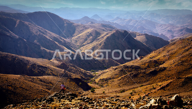 الجبال والمرتفعات الرملية في المملكة العربية السعودية، مناظر طبيعية، الطبيعة الجبلية في السعودية، خلفية الطبيعة
