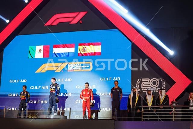 VERSTAPPEN Max (ned), Red Bull Racing RB20, portrait PEREZ Sergio (mex ...