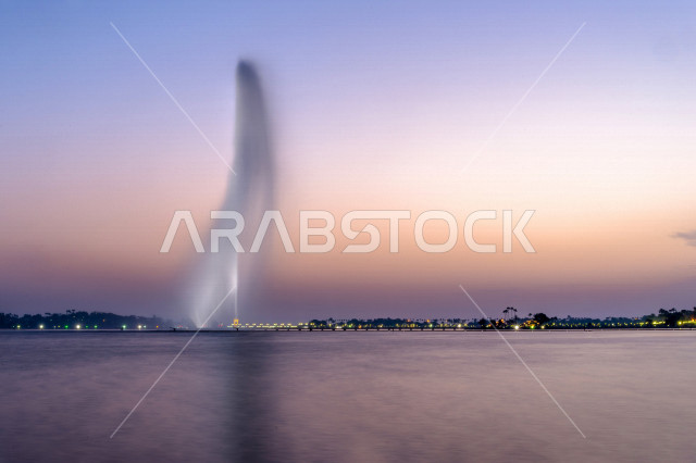 نافورة الملك فهد في البحر الأحمر, نافورة جده, أطول نوافير العالم, منظر رائع لغروب الشمس على البحر الاحمر, معالم سياحيه في جده, السياحه في المملكه العربيه السعوديه