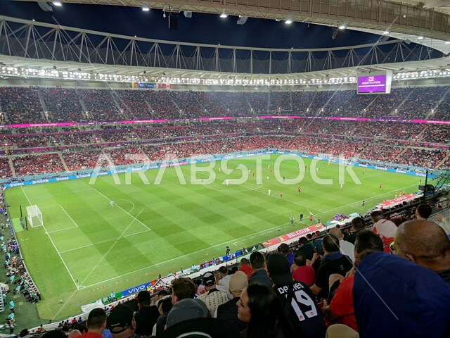 ملعب أحمد بن علي في مدينة الدوحه في قطر, بطولة كأس العالم 2022 في قطر, نهائيات كأس العالم 2022, كاس العالم فيفا, مونديال قطر, تشجيع الفريق القطري لكرة القدم, الشغف بكرة القدم, أنديه وتشجيع