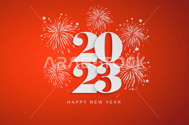تصاميم ابداعية لرأس السنة الجديدة 2023، عام جديد، سنة سعيدة، ترقب وانتظار، قالب تصميم غلاف، رأس السنة الجديدة، رأس السنة 2023، أعياد ومناسبات سعيدة