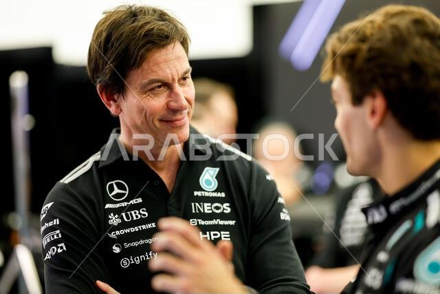 WOLFF Toto (aut), Team Principal & CEO of Mercedes AMG F1 Team, with ...