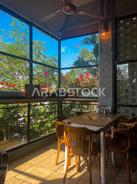 A picture from inside the Mamayesh restaurant in Dubai, United Arab Emirates, wonderful and quiet sessions, tourist places, cafes and restaurants in the Emirates