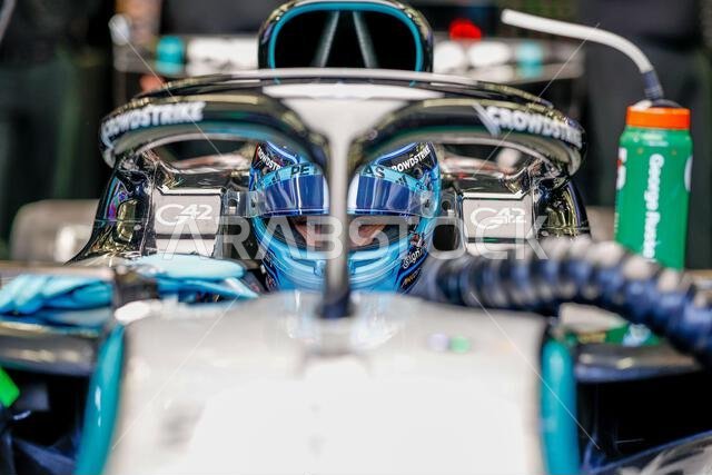 RUSSELL George (gbr), Mercedes AMG F1 Team W16, portrait during the ...