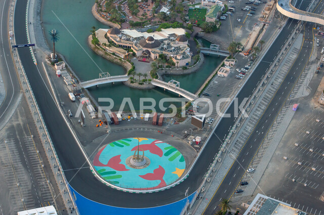 مسار حلبة كورنيش جدة في المملكة العربية السعودية، حلبة سباقات للفورمولا 1، رياضة السيارات على سواحل البحر الأحمر، مضمار سباق، حلبة كورنيش جدة، السياحة في السعودية