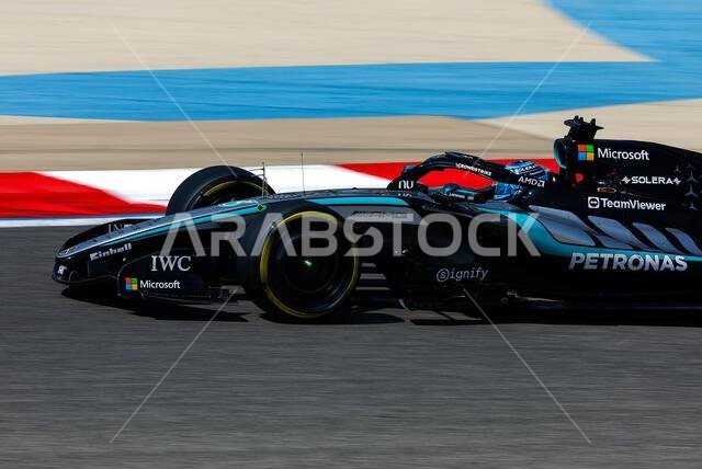 63 RUSSELL George (gbr), Mercedes AMG F1 Team W16, action during the ...