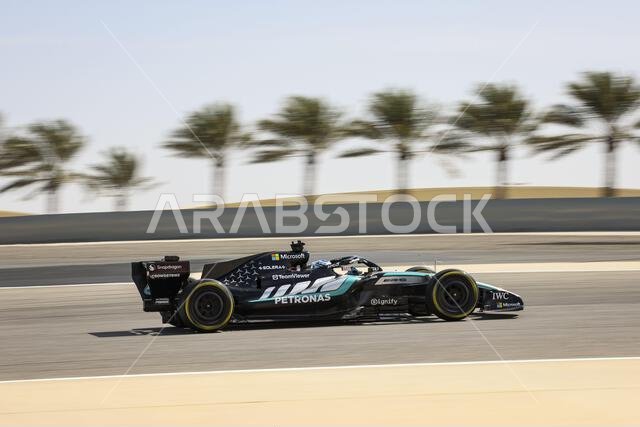 63 RUSSELL George (gbr), Mercedes AMG F1 Team W16, action during the ...