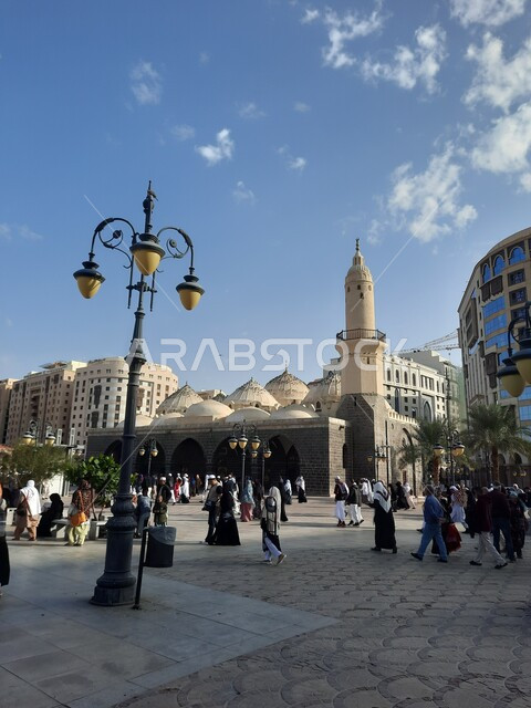 مسجد الغمامة في المدينة المنورة بالمملكة العربية السعودية، الهندسة المعمارية الاسلامية، أماكن إسلامية مقدسة، معالم المدينة المشهورة، معالم دينية إسلامية