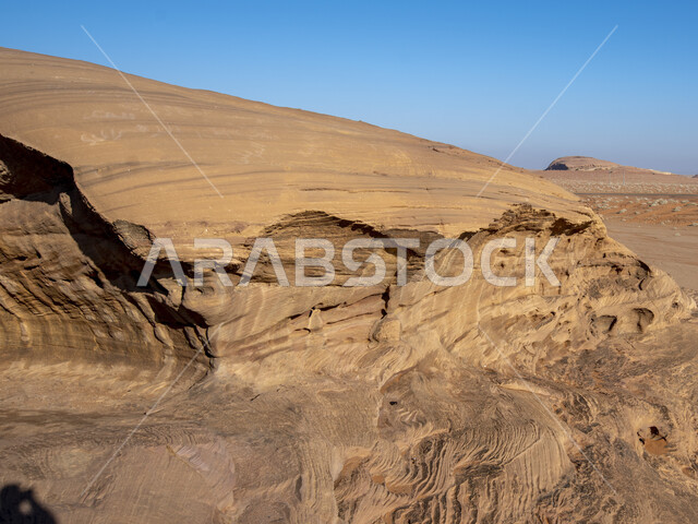 منظر طبيعي لتشكيلات الحجر الجيري الطبيعي , الطبيعة الصحراوية ، تضاريس صخور و جبال ، خلفية طبيعة  ، صحراء