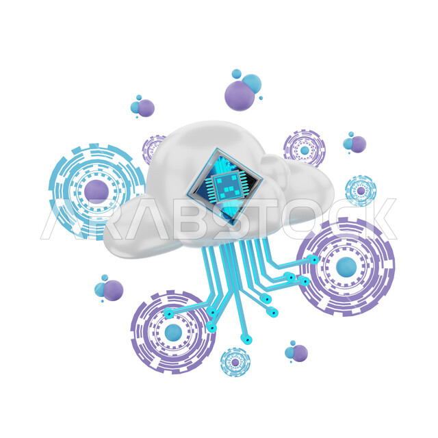  مجسم غيمه بيضاء ثلاثية الابعاد, شبكات الإتصال, تطور التقنيه والتكنولوجيا, الذكاء الإصطناعي, التواصل الإجتماعي, تكنولوجيا المستقبل, خلفيه بيضاء 