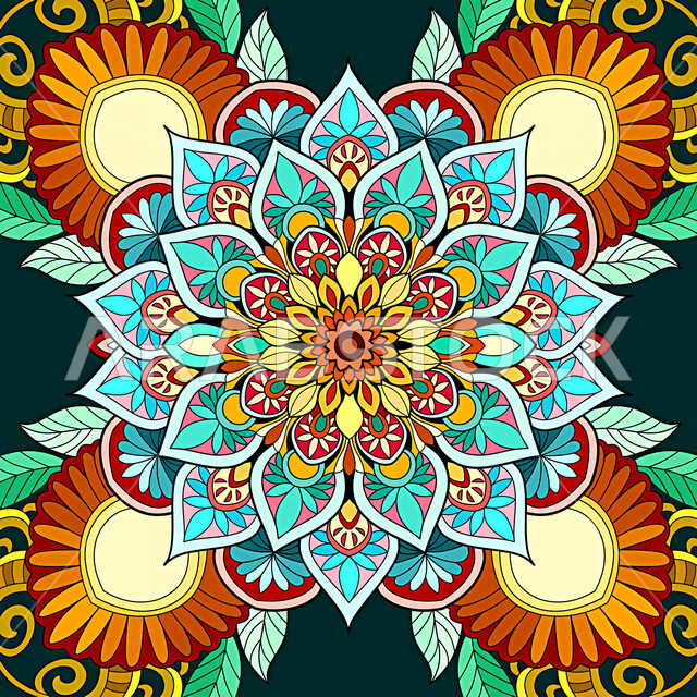 abstract geometric shape colorful geometric background abstract background pattern circle pattern symmetrical geometric decorative pattern floral pattern mandala with color combination