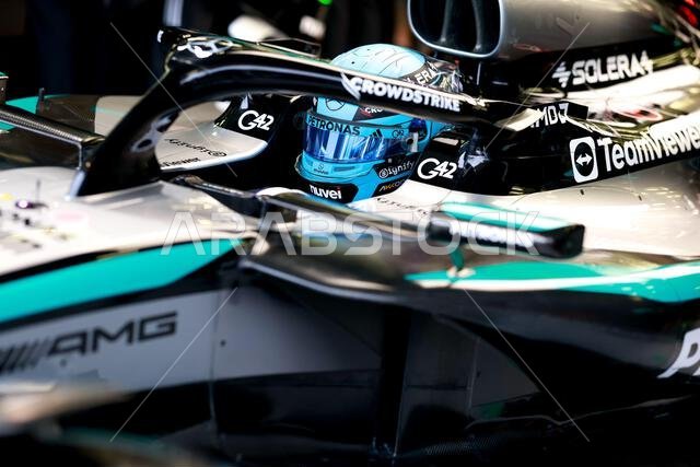 RUSSELL George (gbr), Mercedes AMG F1 Team W16, portrait during the ...
