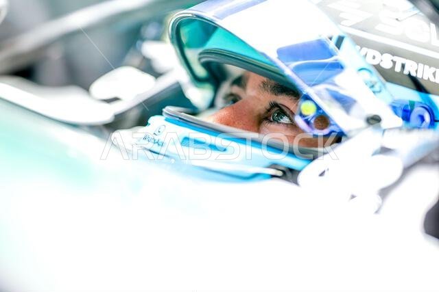 RUSSELL George (gbr), Mercedes AMG F1 Team W16, portrait during the ...