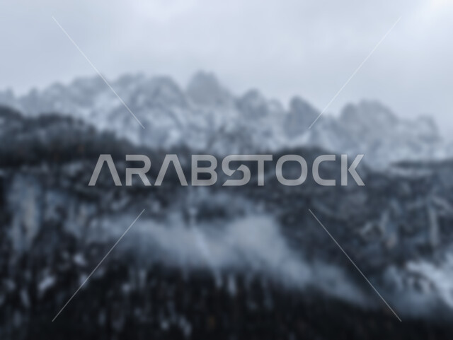 Abstract blurred background of nature concept, abstract blurred background of nature, mountain heights