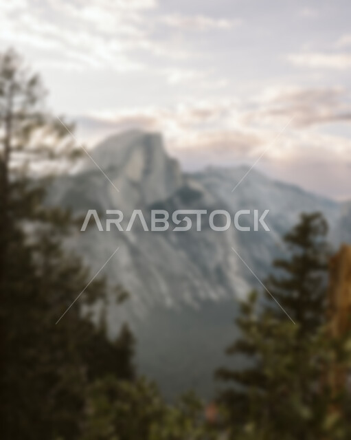 Abstract blurred background of nature concept, abstract blurred background of nature, mountain heights