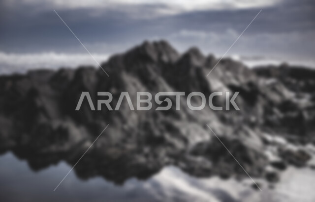 Abstract blurred background of nature concept, abstract blurred background of nature, mountain heights