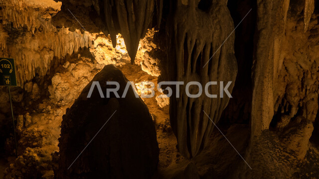 A close-up of a stone cave, an ancient archaeological cave, heritage caves, fossils, natural archaeological caves and caves, excavated rocks, tourist places, landscapes