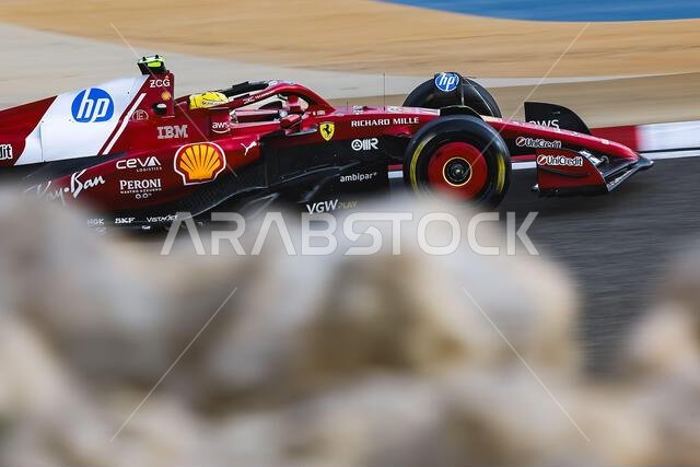 HAMILTON Lewis (gbr), Scuderia Ferrari SF-25, portrait during the ...