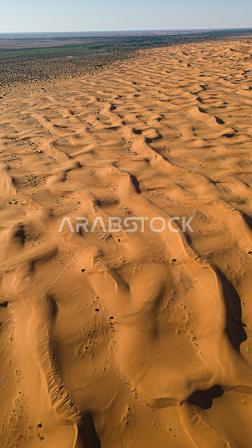 Nufud Rawdat Khuraim, east of Riyadh, Saudi Arabia, sandy hills, sand dunes, desert environment, Saudi deserts, soft golden sand