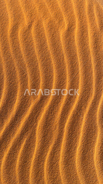 صورة مقربة لنفود روضة خريم شرق مدينة الرياض بالمملكة العربية السعودية ، التلال الرملية ، الكثبان الرملية ، البيئة الصحراوية ، صحاري السعودية ، الرمال الذهبية الناعمة