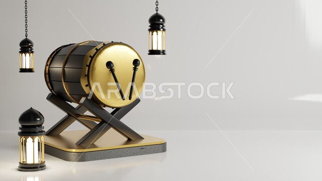  مجموعه من التحف الرمضانيه ثلاثية الابعاد , هلال رمضان, زينة شهر رمضان, مناسبات وهدايا، إضاءة وزينة, ، ديكورات وأنوار رمضانية , خلفية رمضان