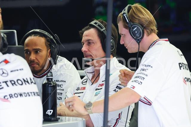 RUSSELL George (gbr), Mercedes AMG F1 Team W15, portrait during the ...