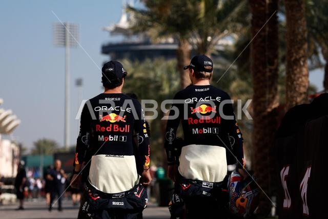 VERSTAPPEN Max (ned), Red Bull Racing RB20, portrait PEREZ Sergio (mex ...