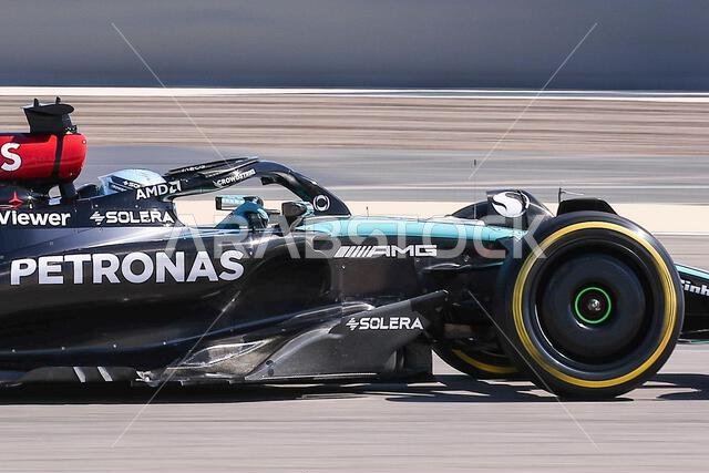 63 RUSSELL George (gbr), Mercedes AMG F1 Team W16, action during the ...