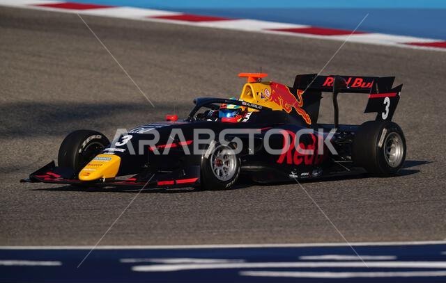 Prema Racing's Gabriele Mini during Formula 3 Qualifying at the Bahrain ...