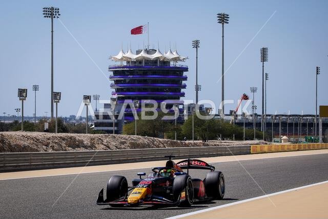 Campos Racing's Isack Hadjar during Formula 2 Qualifying at the Bahrain ...