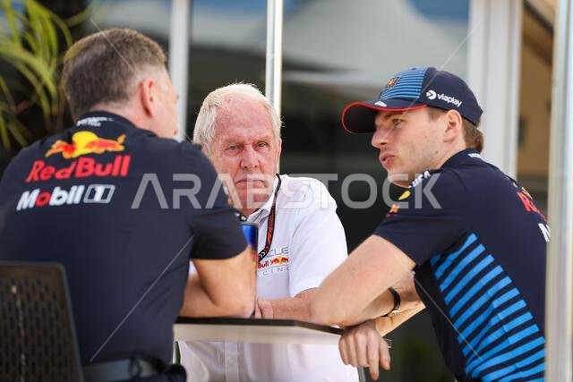 Christian and Geri Horner after Red Bull Racing's Max Verstappen won ...
